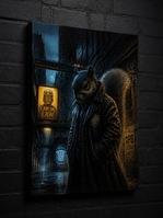 Lienzo Stretched Canvas Bastidor 50×70 cm «El Detective de Mega-City»