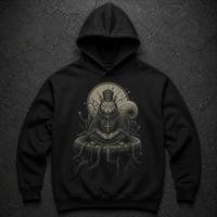 Sudadera con Capucha Hoodie Unisex «El Monje Tecno-Ortodoxo»