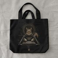 Tote Bag Lona Orgánica Reforzada «El Monje Tecno-Ortodoxo»