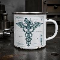 Taza Cerámica Negra Glossy 11oz «El Neurocirujano Clandestino»