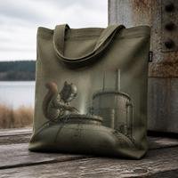Tote Bag Lona Orgánica Reforzada «El Soldador del Reactor Cero»